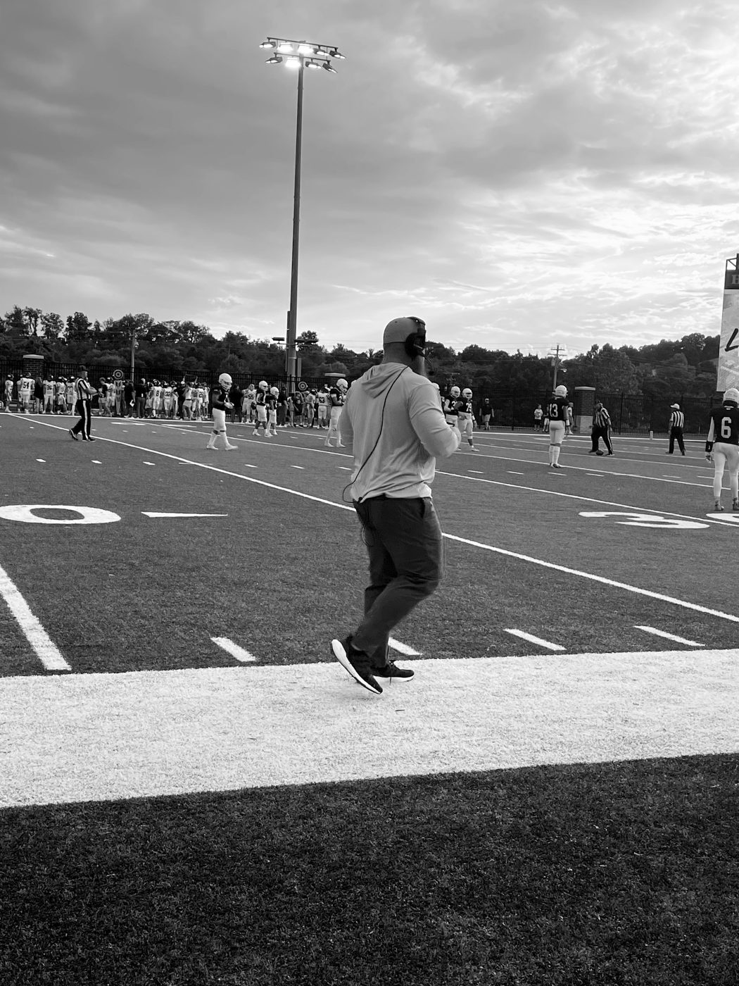 Brandon Compton at Lakeway Christian Academy football field